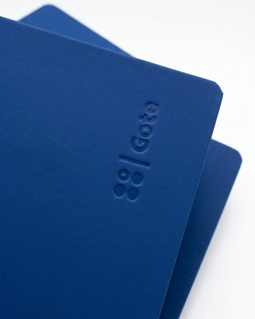 Merchandising personalizado: libretas con termograbado